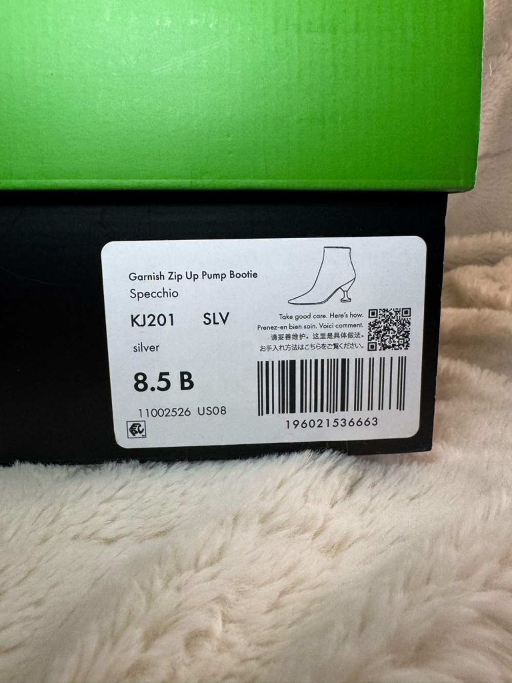 kate spade Metallic Silver Pointed-Toe Ankle Booties - Picture 5 of 5